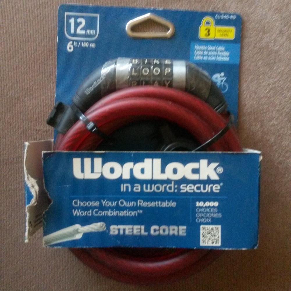 Wordlock Resettable Word Combination Security Lock